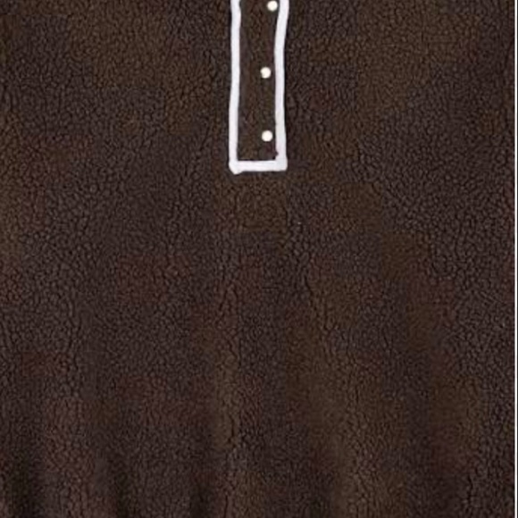 Parke Fleece in Brown - Picture 2 of 2